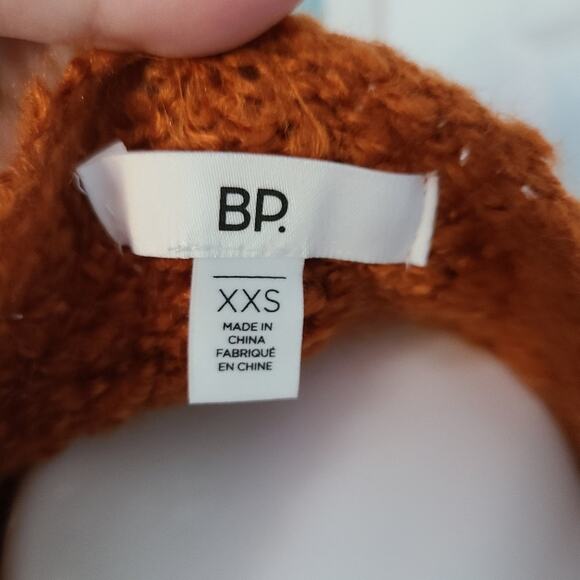 BP Rust Orange Colored Textured Sweater Size XXS - Picture 4 of 5